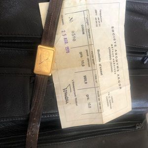 Vintage Corum 18k with papers and original case.